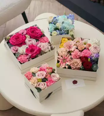 Rainbow Bloom Box