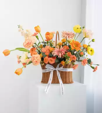 Citrus Spring Vase